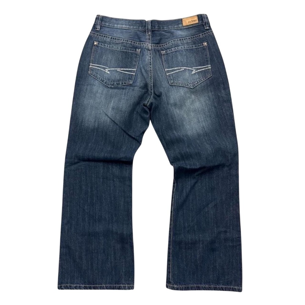 Vtg Y2K Urban Pipeline Bootcut Denim Jeans 37x29